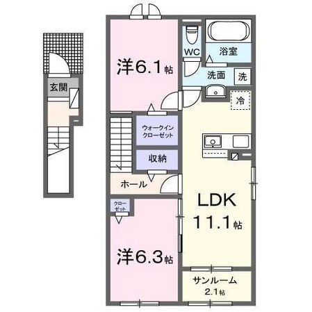 サン　ウィステリアの物件間取画像